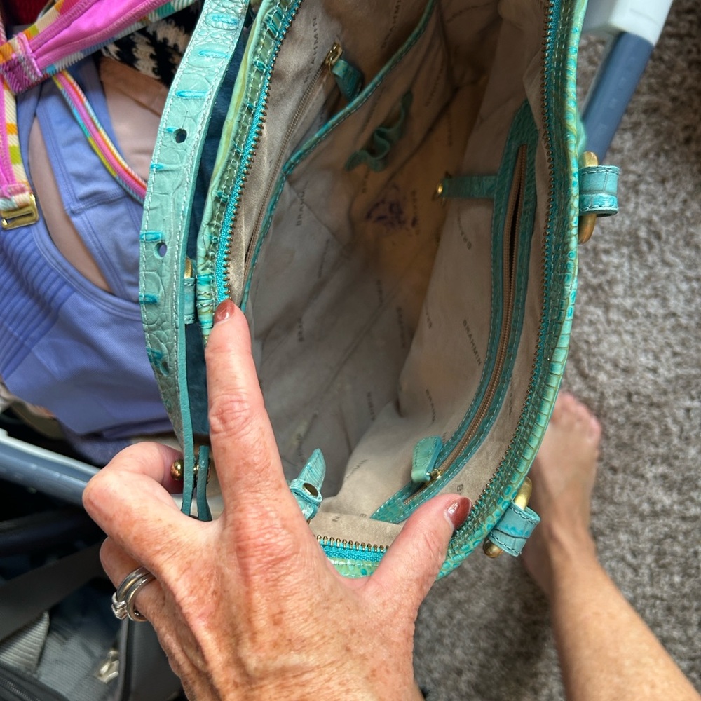 Brahmin Turquoise Shoulder Bag